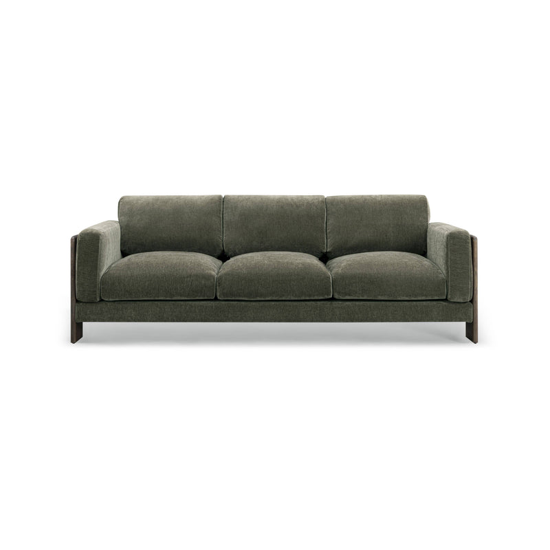 Elyn 91" Sofa - Olive Green