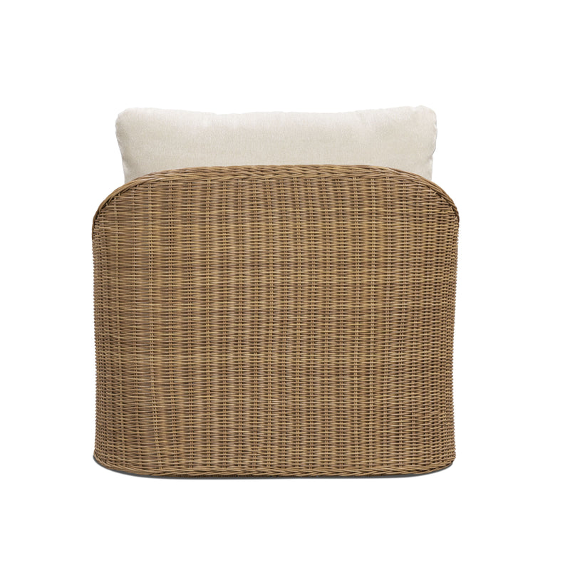 Axel Boucle Outdoor Lounge Chair - Cream