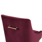 Beatrix Performance Velvet Dining Chair - Burgundy