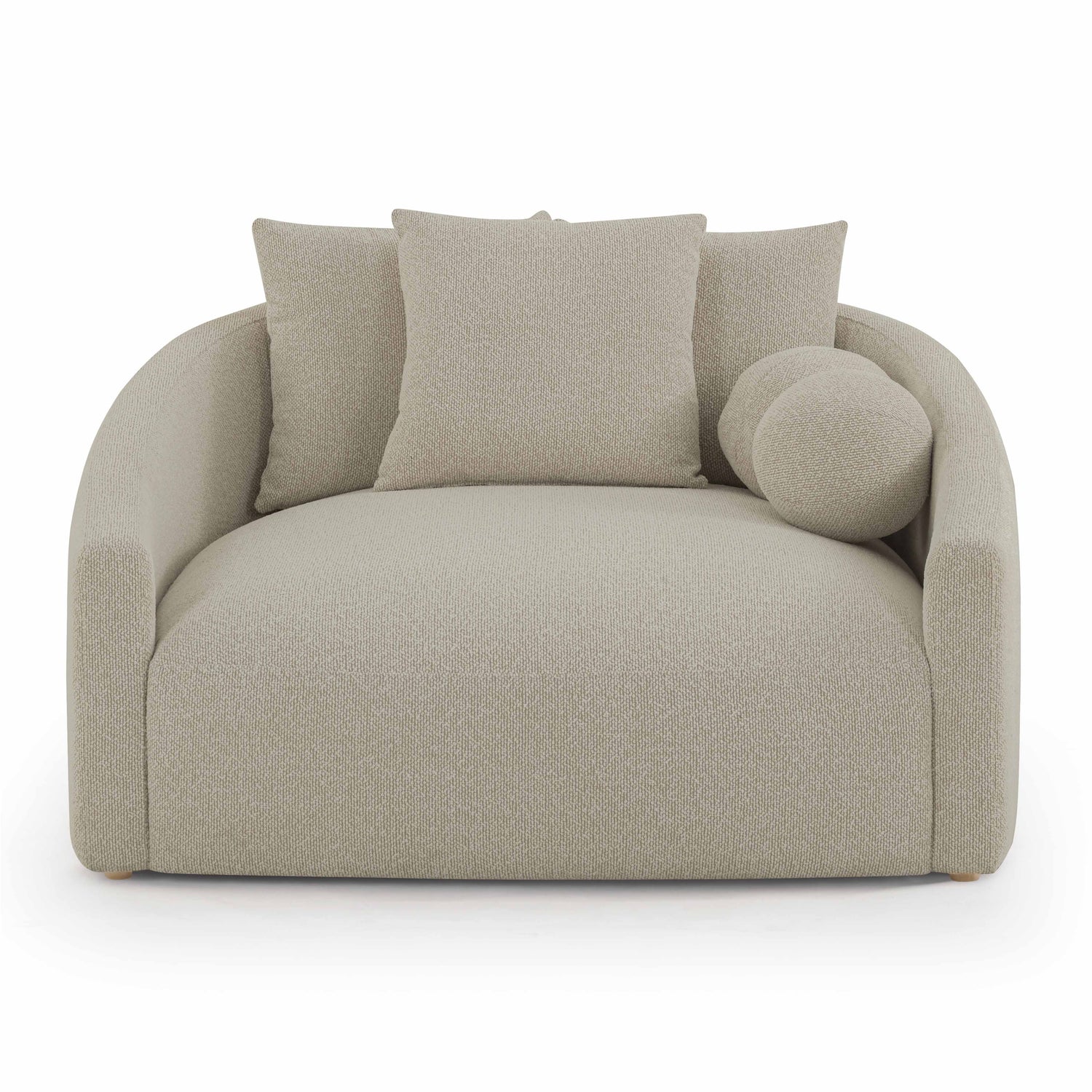 Hanim 54" Daybed - Warm Grey