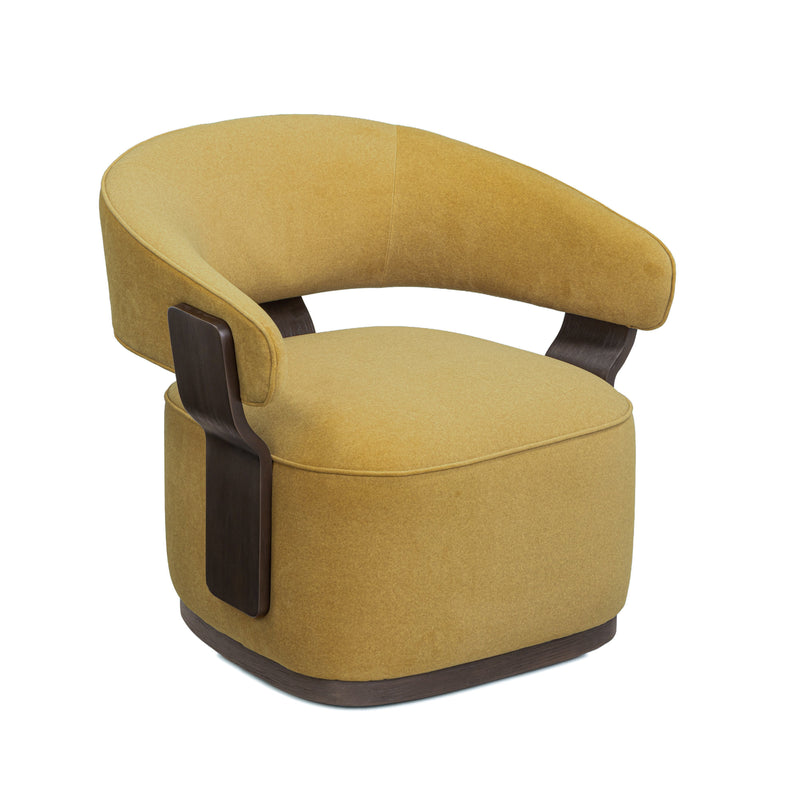 Madison Performance Swivel Accent Chair - Amber