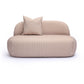 Carraway 59" Loveseat - Brown Stripes