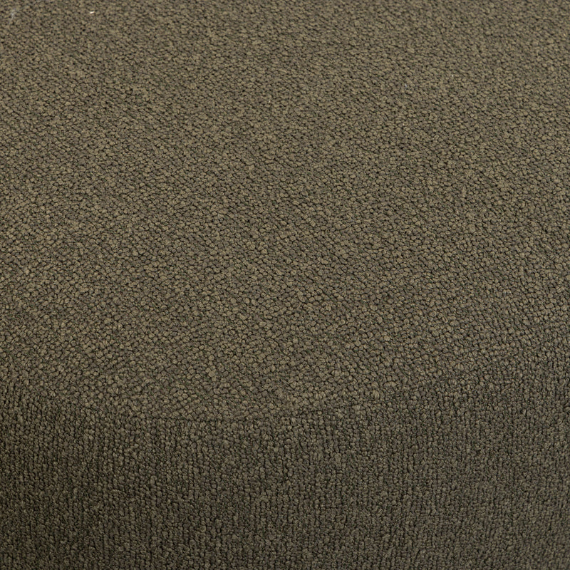 Domina Boucle Ottoman - Kale Green