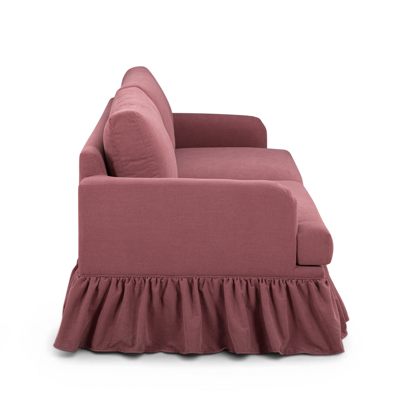 Gertrude 90" Sofa - Plum
