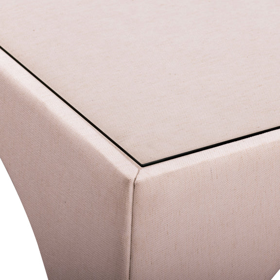 Tomlin 35" Square Mahjong Table - Light Pink