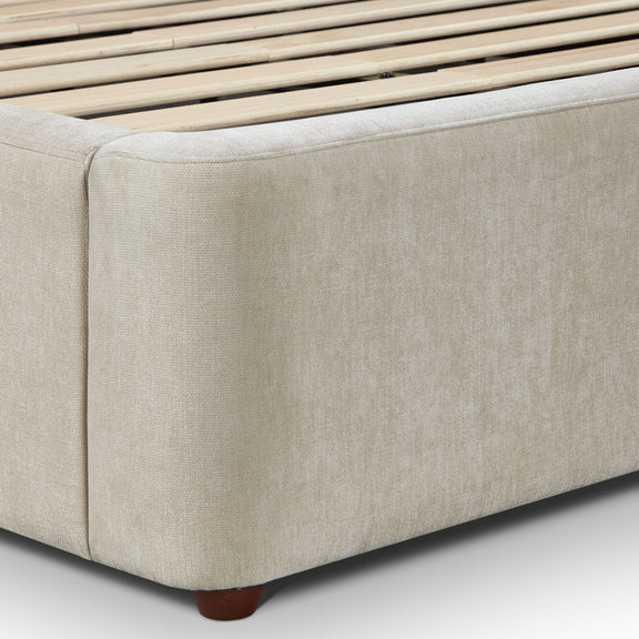 Leah Performance Chenille Bed - Cream