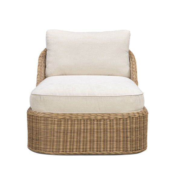 Axel Boucle Outdoor Lounge Chair - Cream