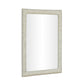 Orpheus 34"X47" Ribbed Faux Stone Rectangular Wall Mirror