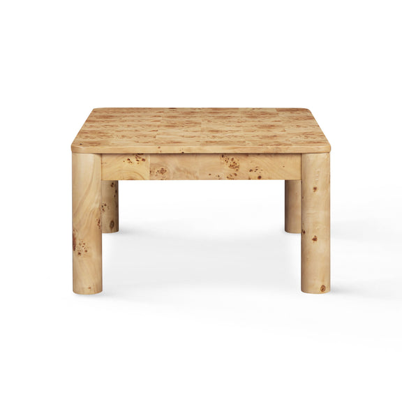 Berri 39" Natural Burl Coffee Table