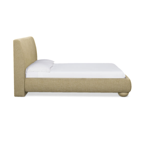 Rayne Textured Fabric Bed - Honey