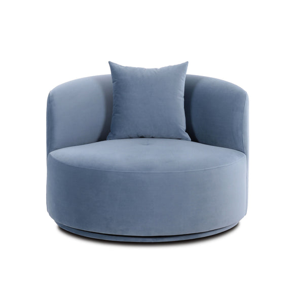 Fickle Swivel Accent Chair - Bluestone