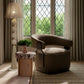 Madison Performance Swivel Accent Chair - Mink