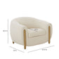 Lina Accent Chair by Inspire Me! Home Decor - Cream