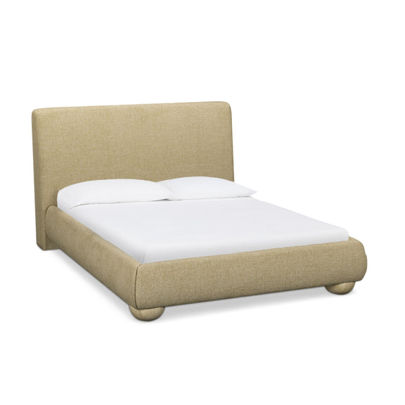 Rayne Textured Fabric Bed - Honey