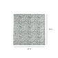 Crissy Cotton Canvas Printed Napkins - Set of 4 - Black and White