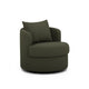 Silvi Performance Boucle Swivel Accent Chair - Kale Green