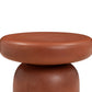 Lydia Concrete Indoor/Outdoor Side Table - Red