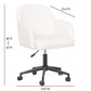 Sydney Office Desk Chair - Cream
