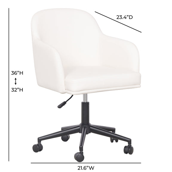 Sydney Office Desk Chair - Cream