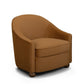 Cettie Performance Velvet Accent Chair - Cognac