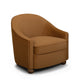 Cettie Performance Velvet Accent Chair - Cognac