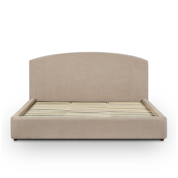 Leah Performance Chenille Bed - Taupe