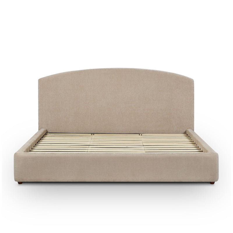 Leah Performance Chenille Bed - Taupe