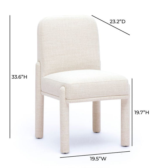 Martina Performance Fabric Dining Chair - Cream