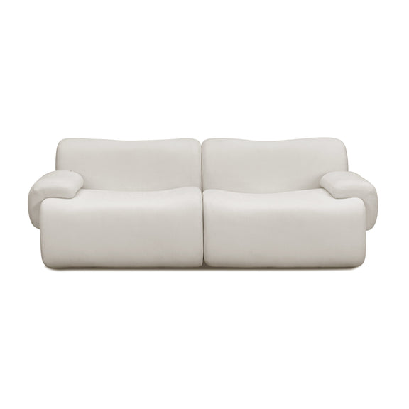 Zenith 80" Modular Loveseat - Cream