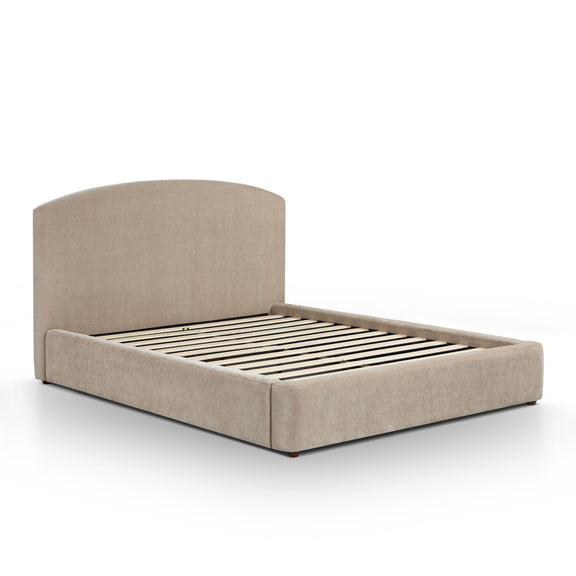 Leah Performance Chenille Bed - Taupe