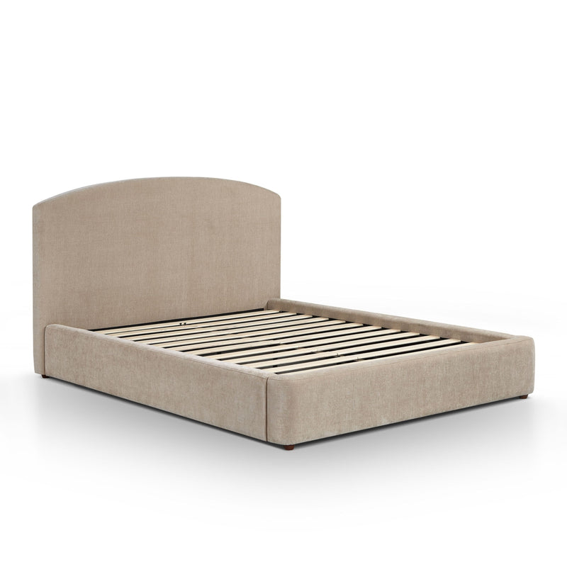 Leah Performance Chenille Bed - Taupe