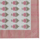 Crissy Cotton Canvas Printed Napkins - Set of 4 - Pink Vintage Floral