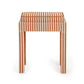 Kora Cotton Jute Contract-Grade Accent Stool - Terracotta