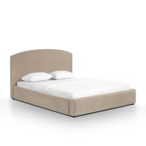 Leah Performance Chenille Bed - Taupe