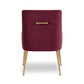 Beatrix Performance Velvet Dining Chair - Burgundy