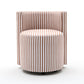 Alyssa Rolling Desk Chair - Brown