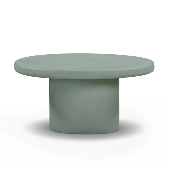 Jade Concrete Indoor/Outdoor Nesting Coffee Table Set - Green