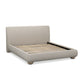 Rayne Textured Fabric Bed - Cream