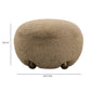 Pucker Ottoman - Taupe