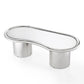 Sorya 51" Chrome Coffee Table