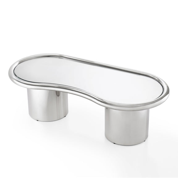 Sorya 51" Chrome Coffee Table