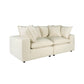 Cali 80" Modular Loveseat - Natural