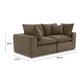Cali 80" Modular Loveseat - Chocolate Brown