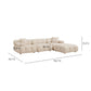 Calliope 4-Piece Performance Modular Sectional - Off-White
