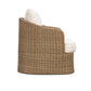 Axel Boucle Outdoor Accent Chair - Cream