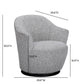 Skyla Swivel Chair - Grey