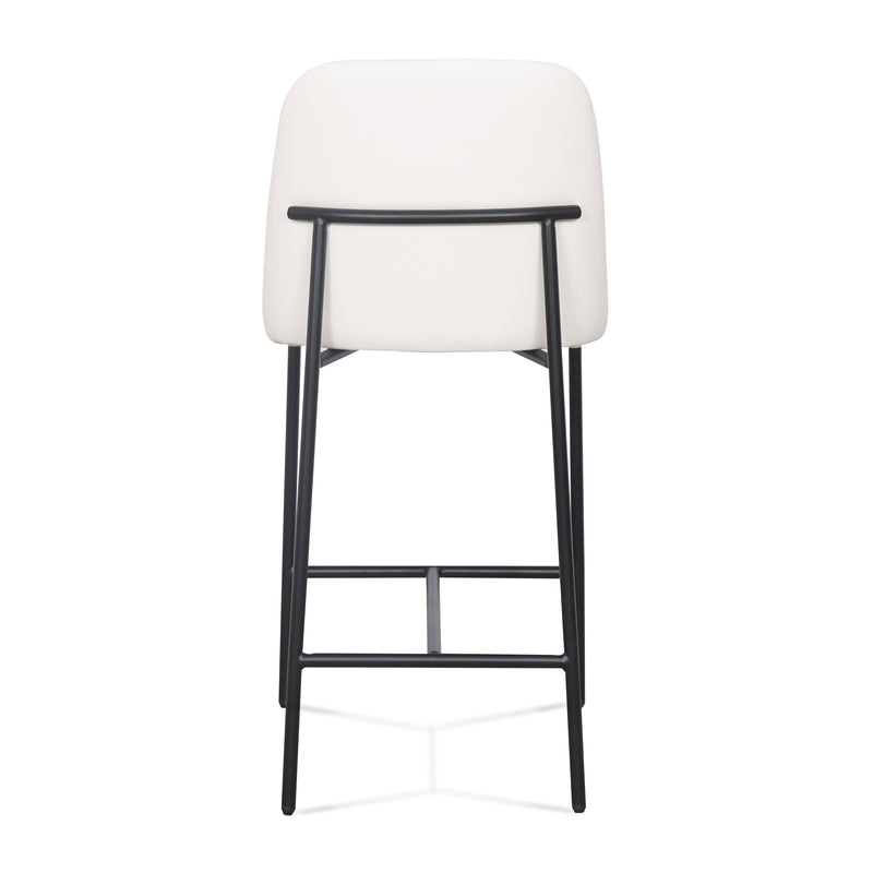 Sydney Performance Vegan Leather Counter Stool - Set of 2 - Cream