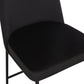 Sydney Performance Velvet Counter Stool Set of 2 - Black