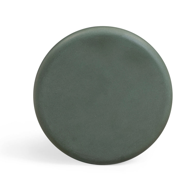 Lydia Concrete Indoor/Outdoor Side Table - Green