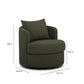 Silvi Performance Boucle Swivel Accent Chair - Kale Green